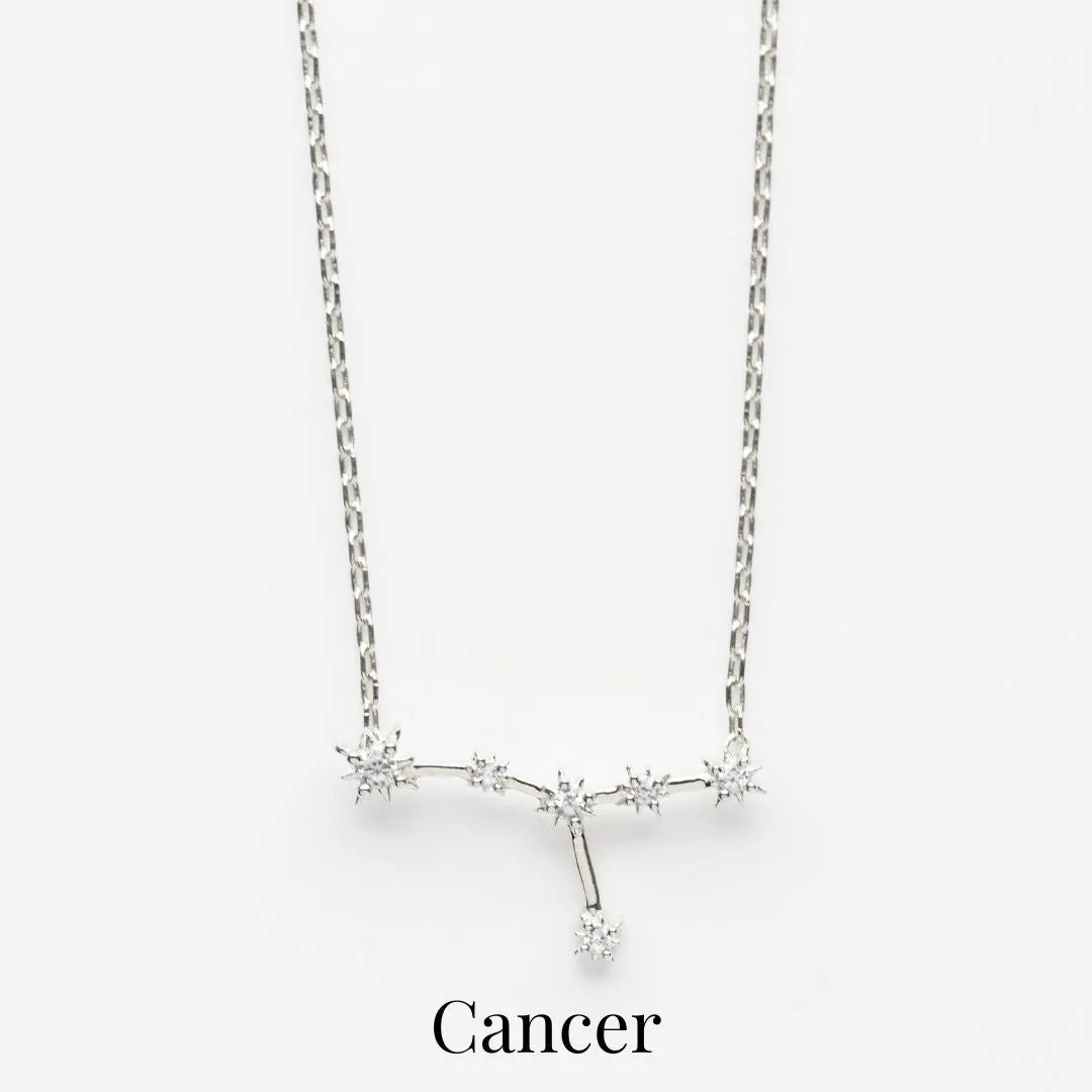 Zodiac Diamond Constellation Necklace