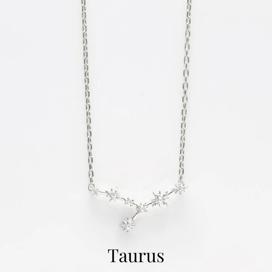 Zodiac Diamond Constellation Necklace