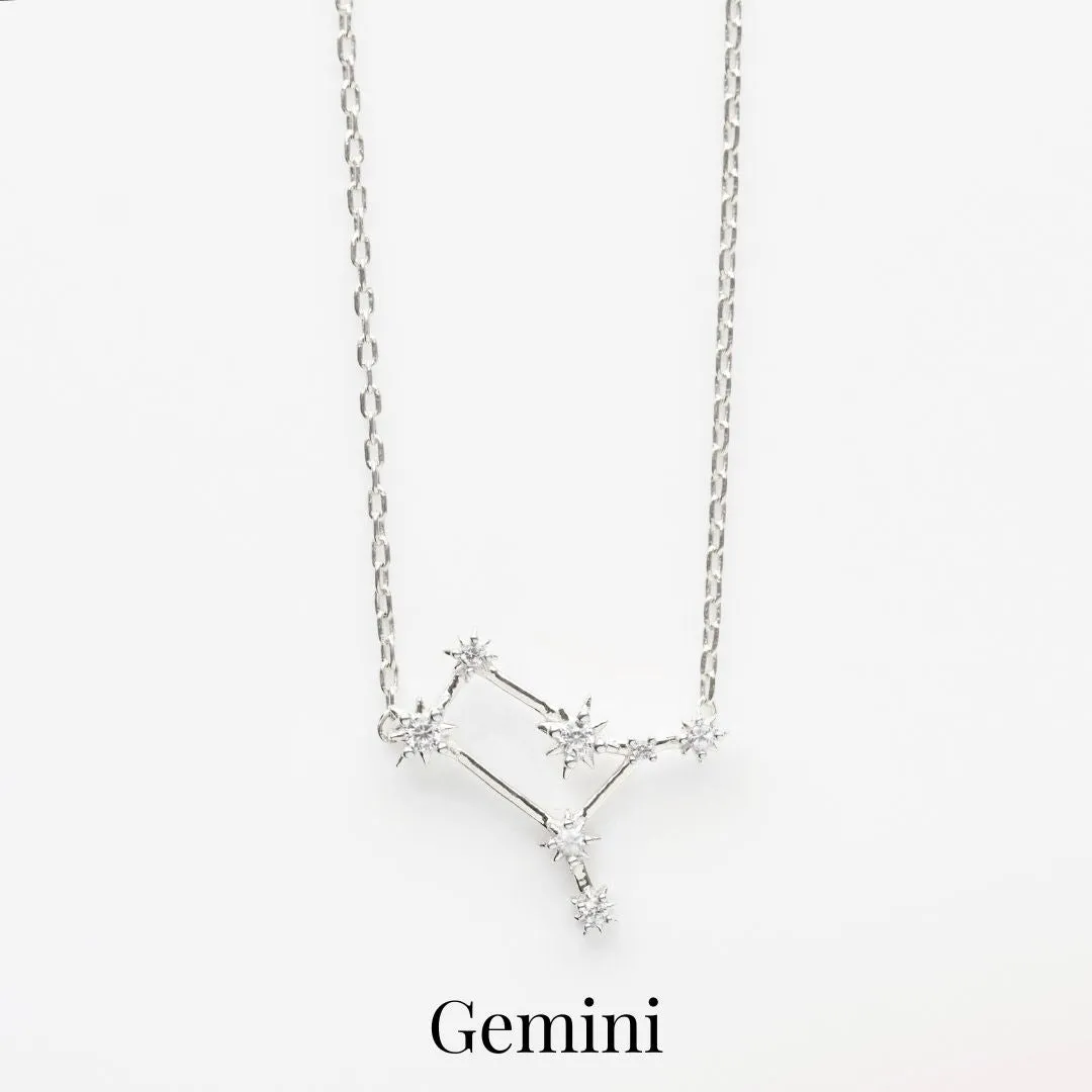 Zodiac Diamond Constellation Necklace