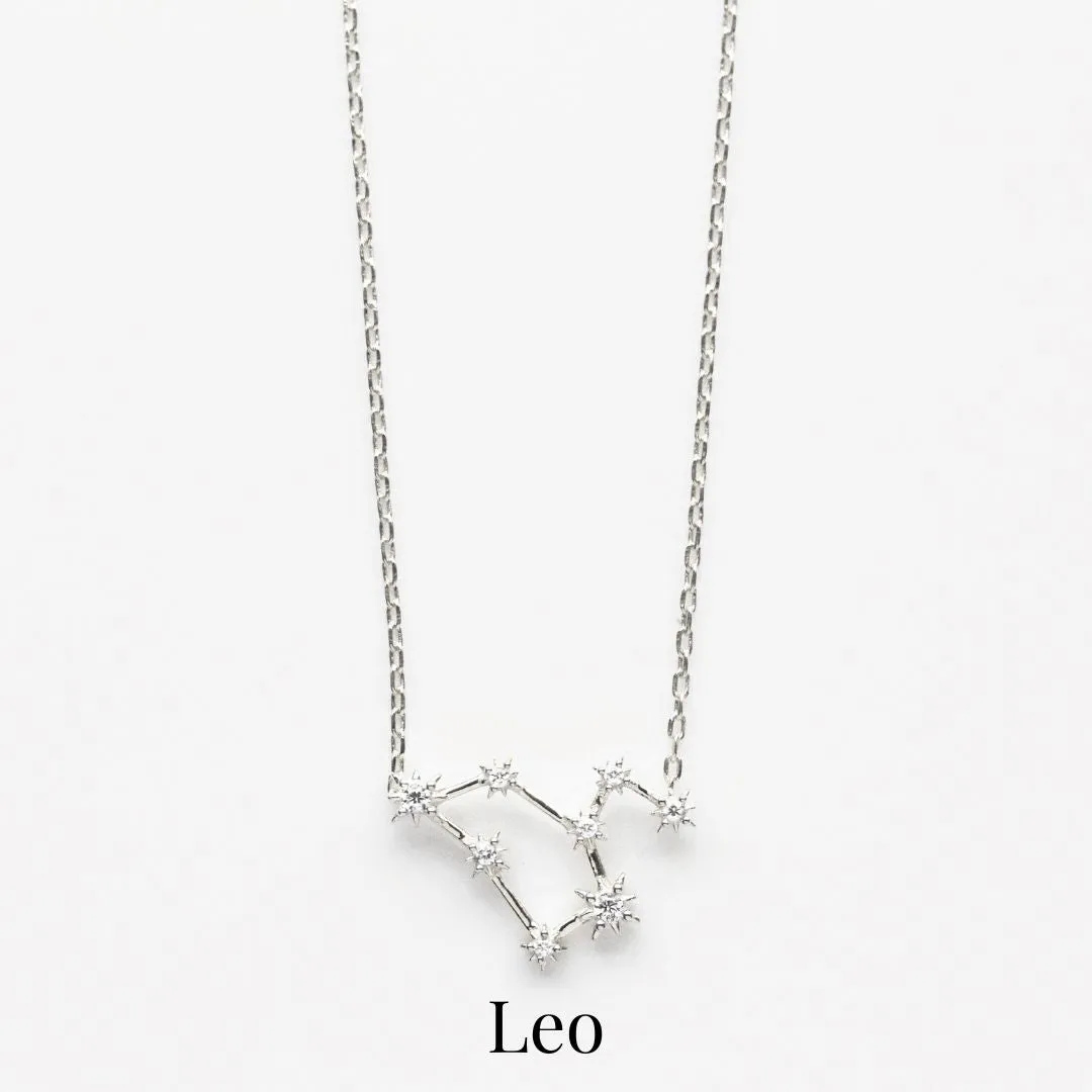 Zodiac Diamond Constellation Necklace