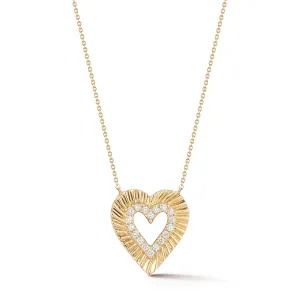Zoe Louise Spiral Heart Necklace